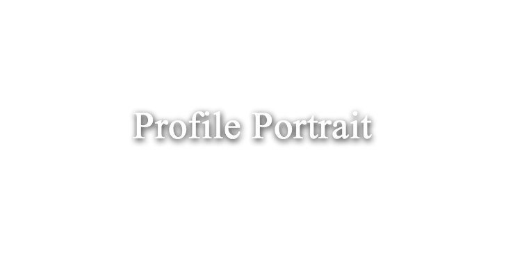 プロフィールポートレートの文字